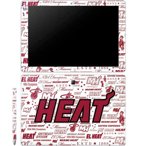 NBA Miami Heat Historic Blast Galaxy Book 12in Skin